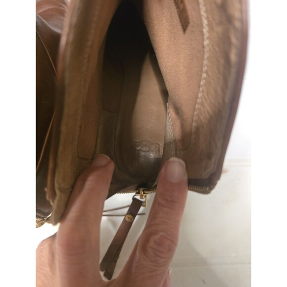 UGG Australia Women’s 9.5 Brown Leather Ankle Boots | Side Zip | Round Toe | Cla - Picture 5 of 13